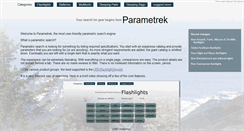 Desktop Screenshot of parametrek.com